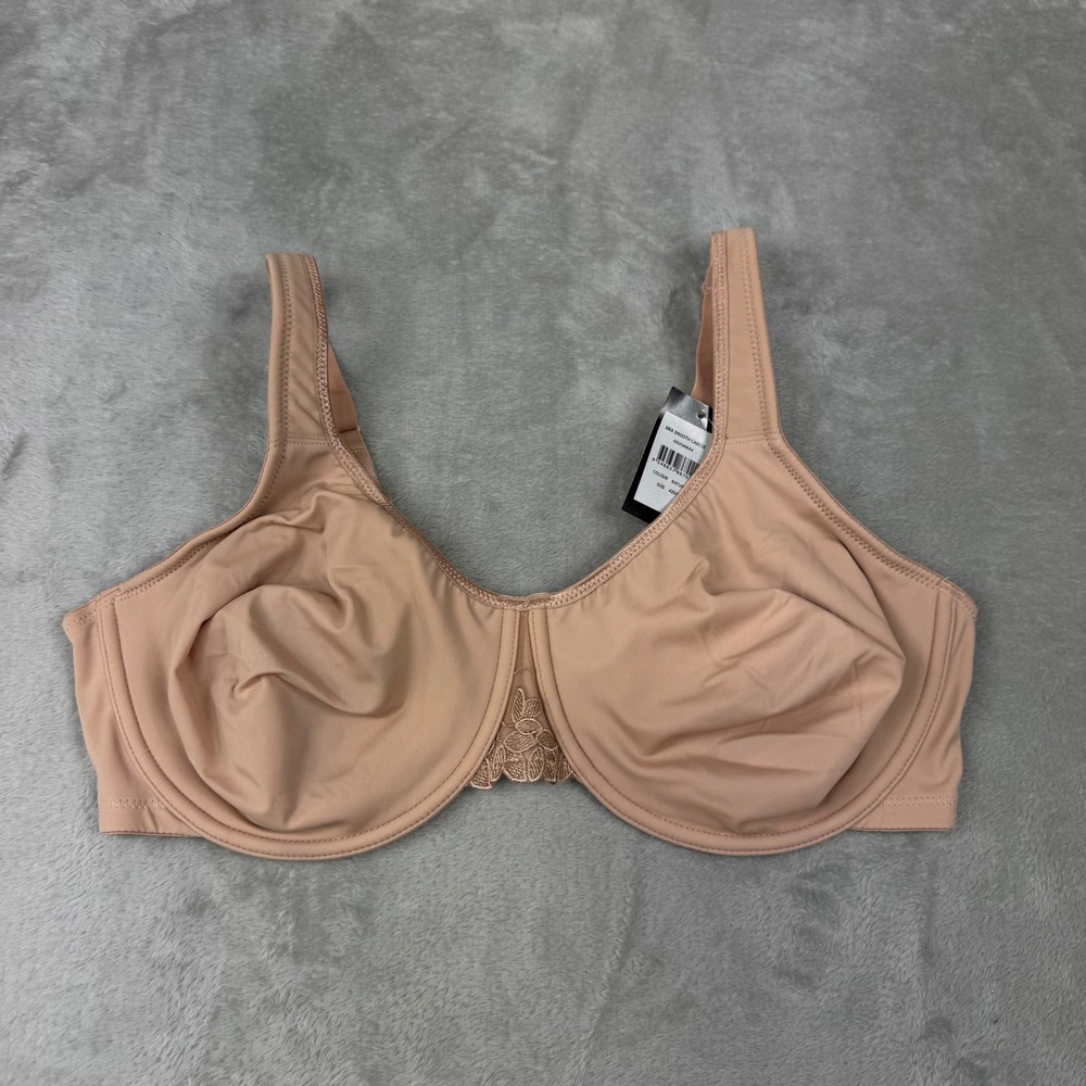 Avenue Body Smooth Caress Underwire Bra 42DD Natural Nude Full Coverage NWT